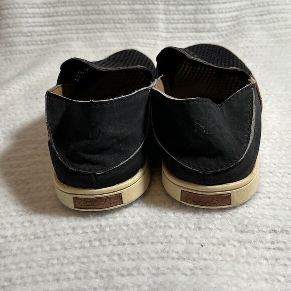 OluKai Pehunia Breathable Slip On Shoe Black Women’s‎ Size 7 - Picture 5 of 14